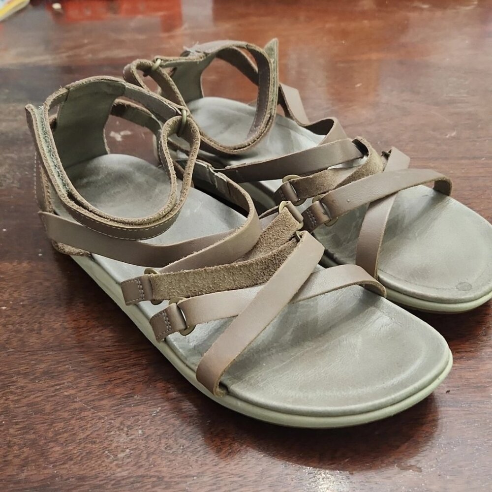 Merrell Kalari Shaw Mid Ankle sandals sz 9 Brindle